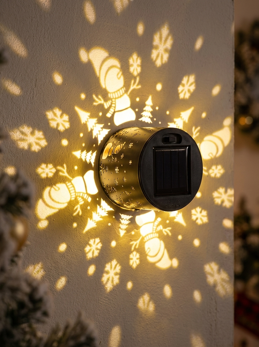 LumaHaven™ Solar Mandala Wall Lights